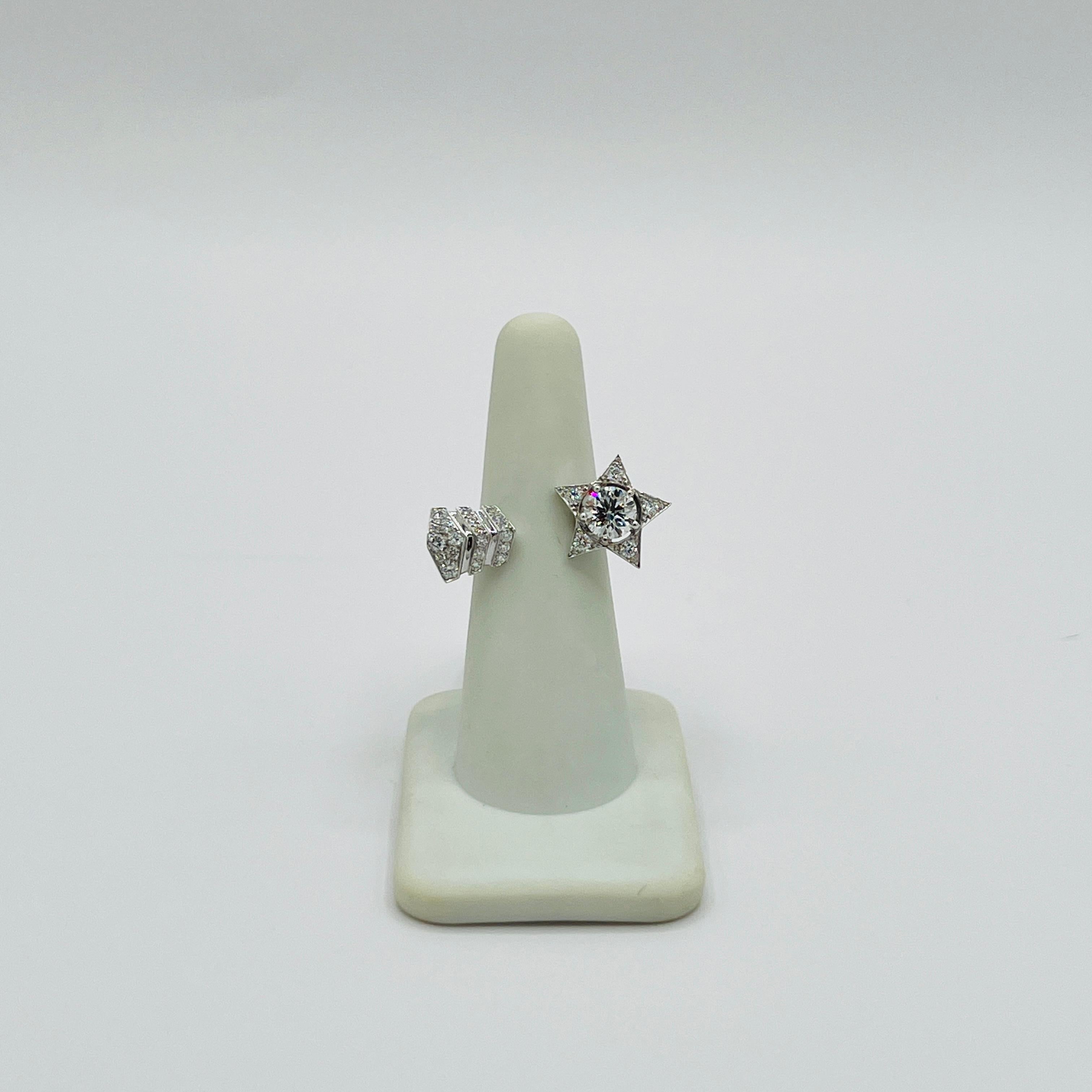 Estate Chanel Weißer Diamant Runder 