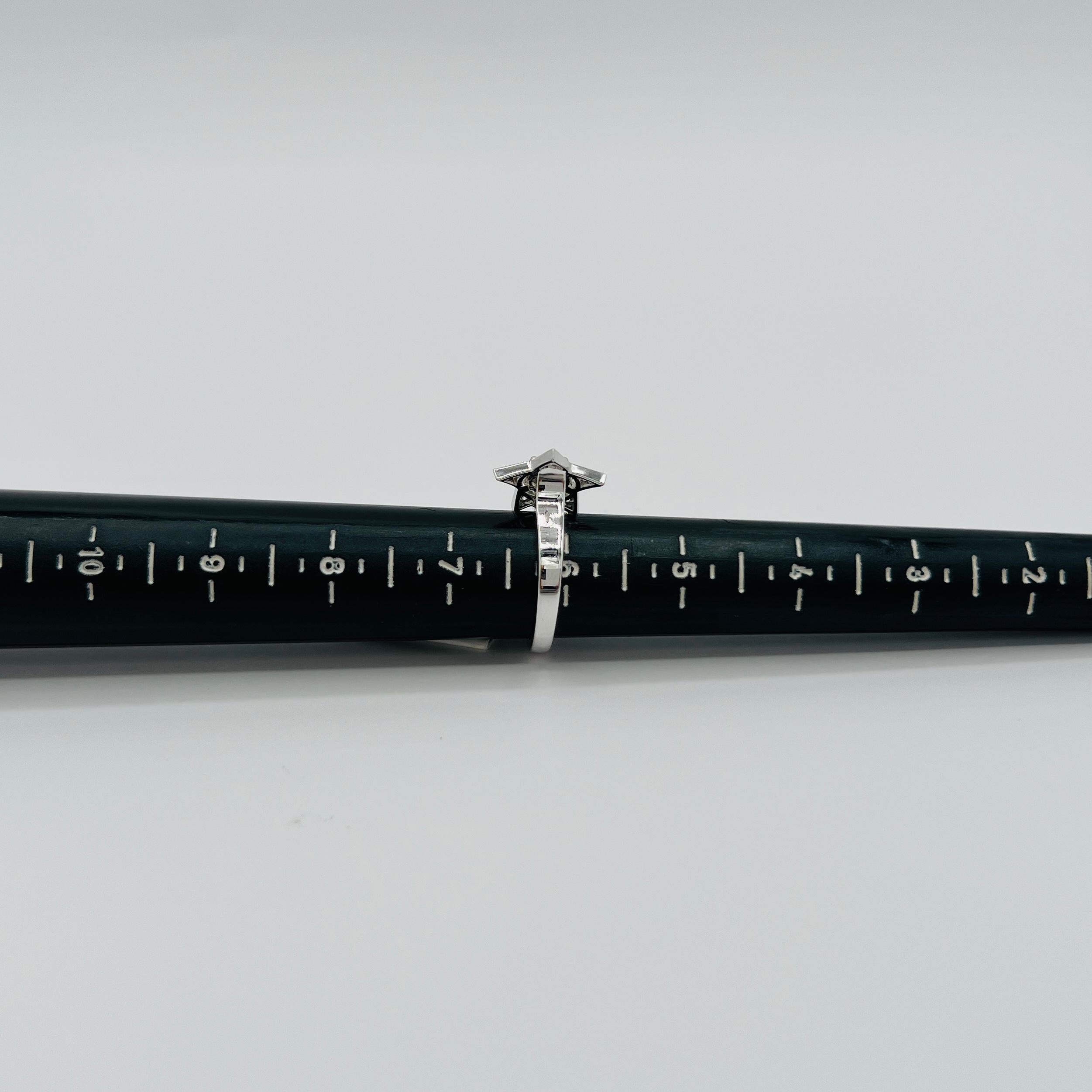 Estate Chanel Weißer Diamant Runder 