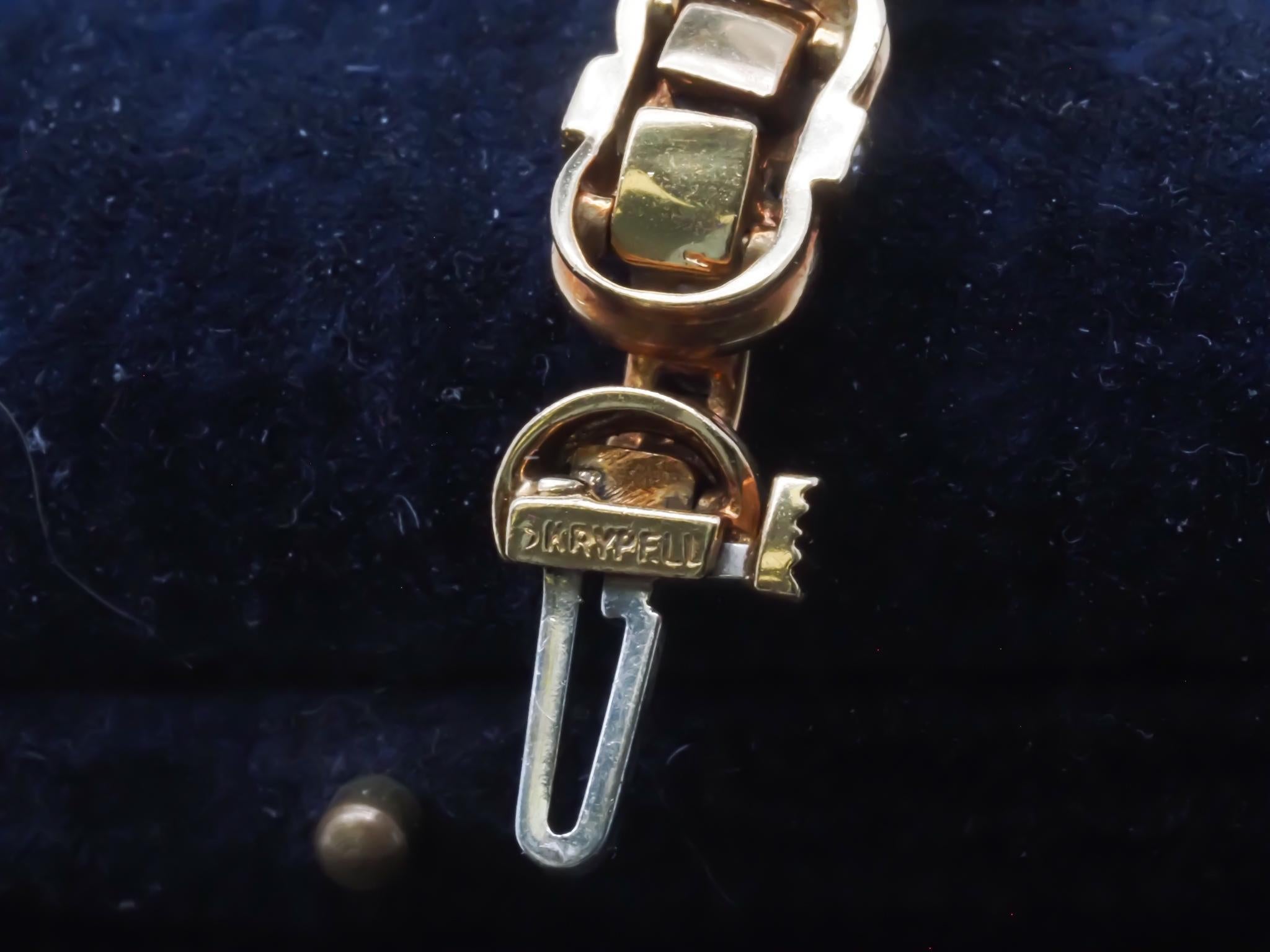 Bracciale di proprietà Charles Krypell in oro giallo 18 carati con diamanti - VHK#362a 3