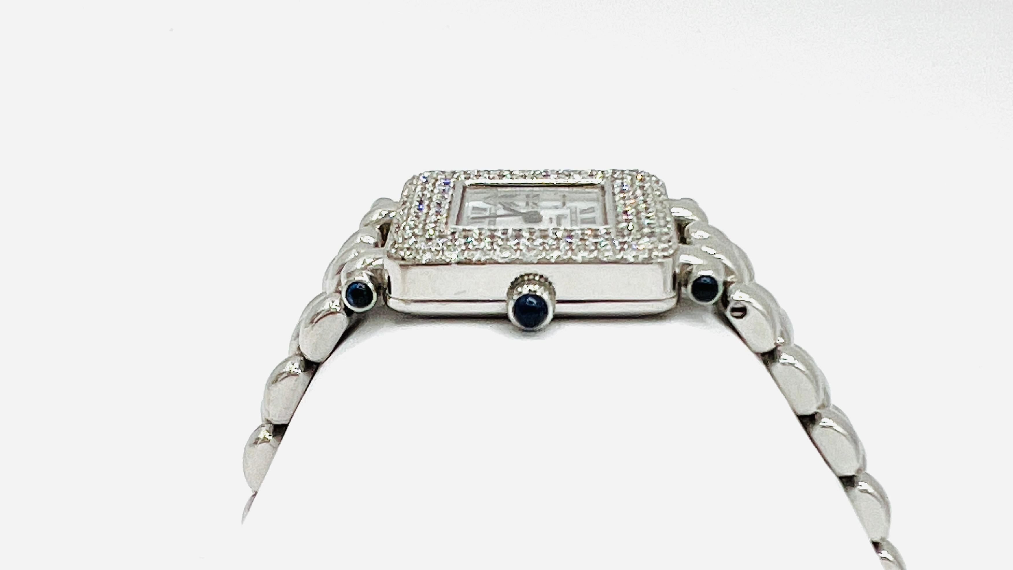 Nachlass Chopard Diamant- und Perlmutt-Uhr aus 18K mit Papierarbeit 1