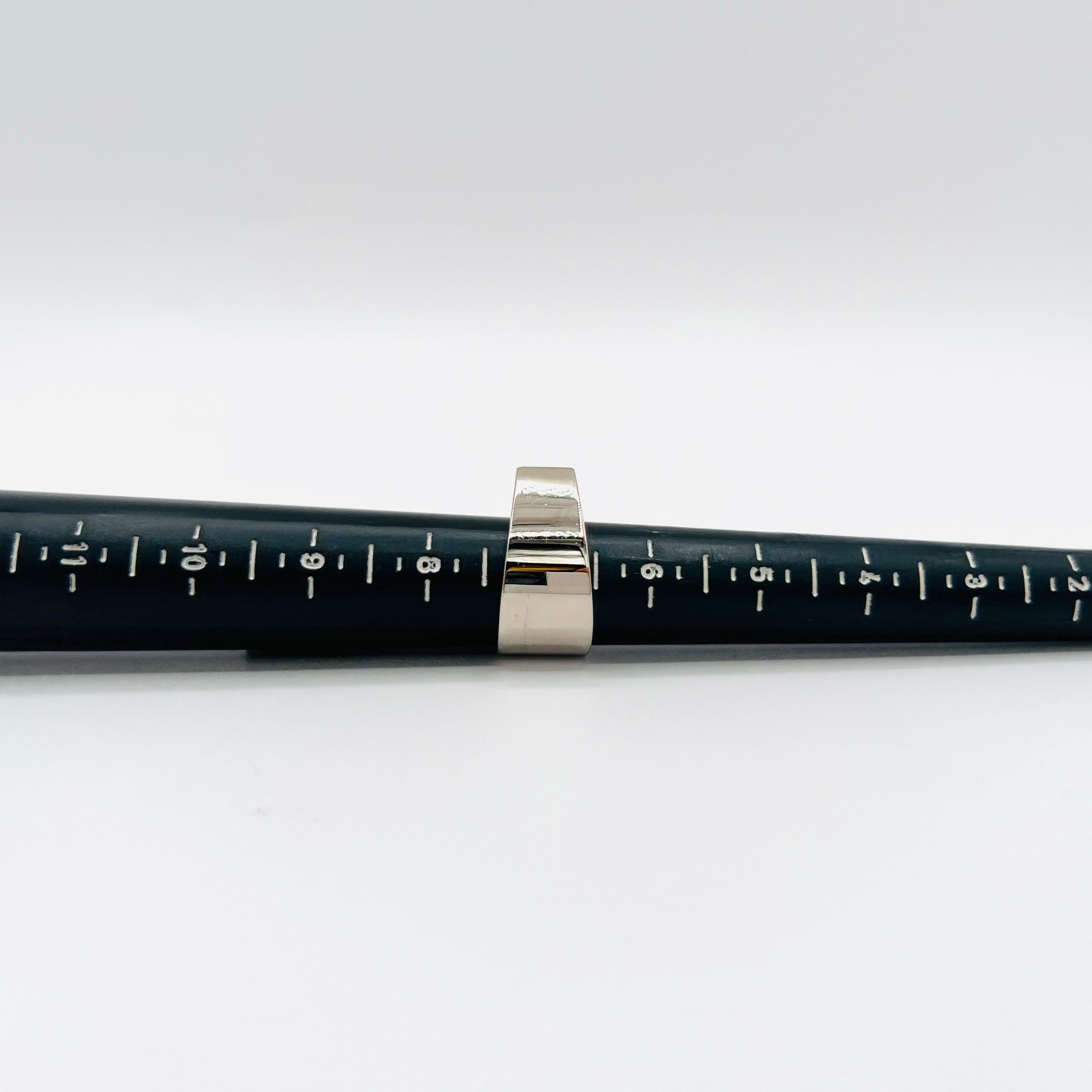 Estate Chopard Floating White Diamond Ring, Earring, and Pendant Set in 18K Gold For Sale 8