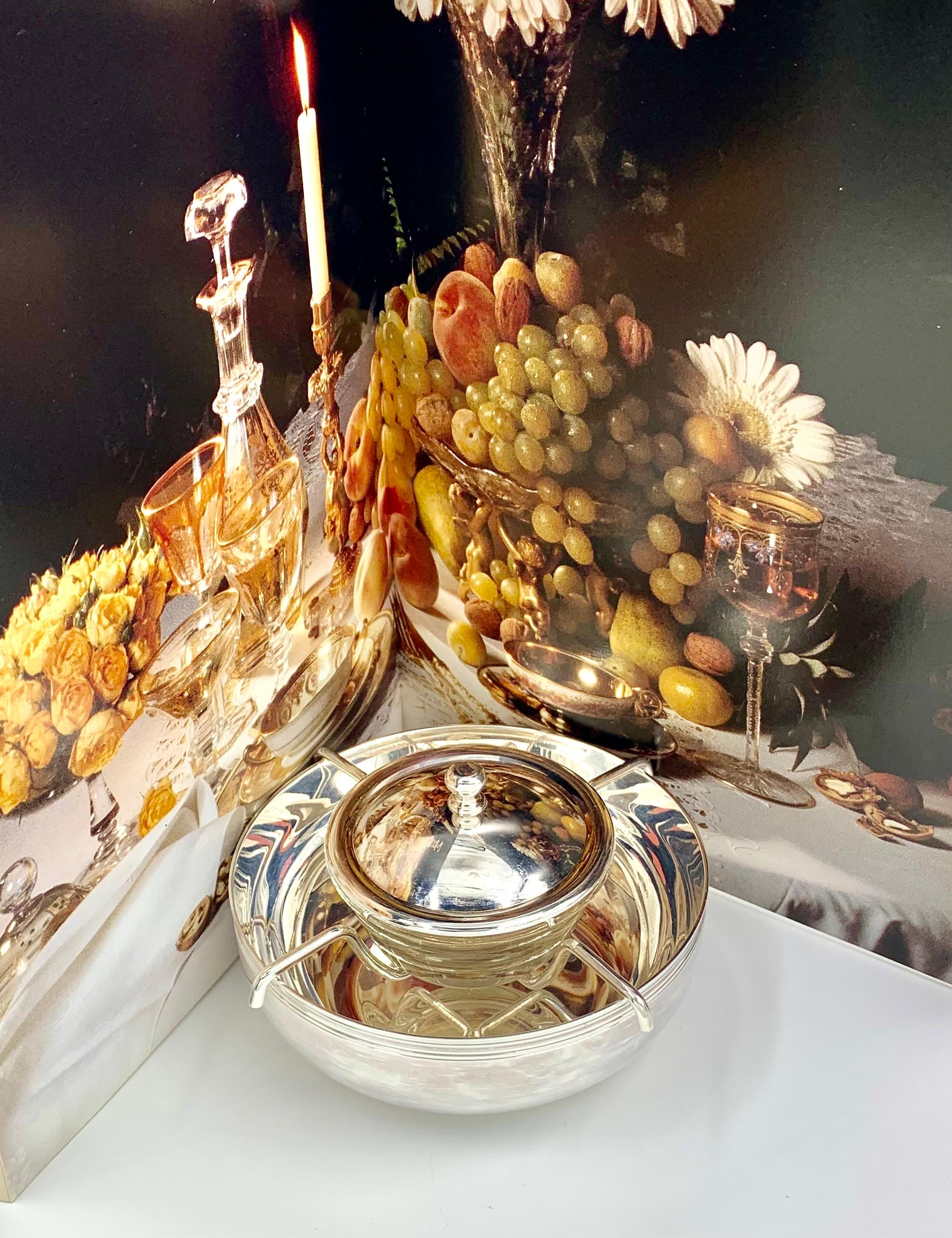 Modern Estate Christofle Albi Caviar Serving Set, France