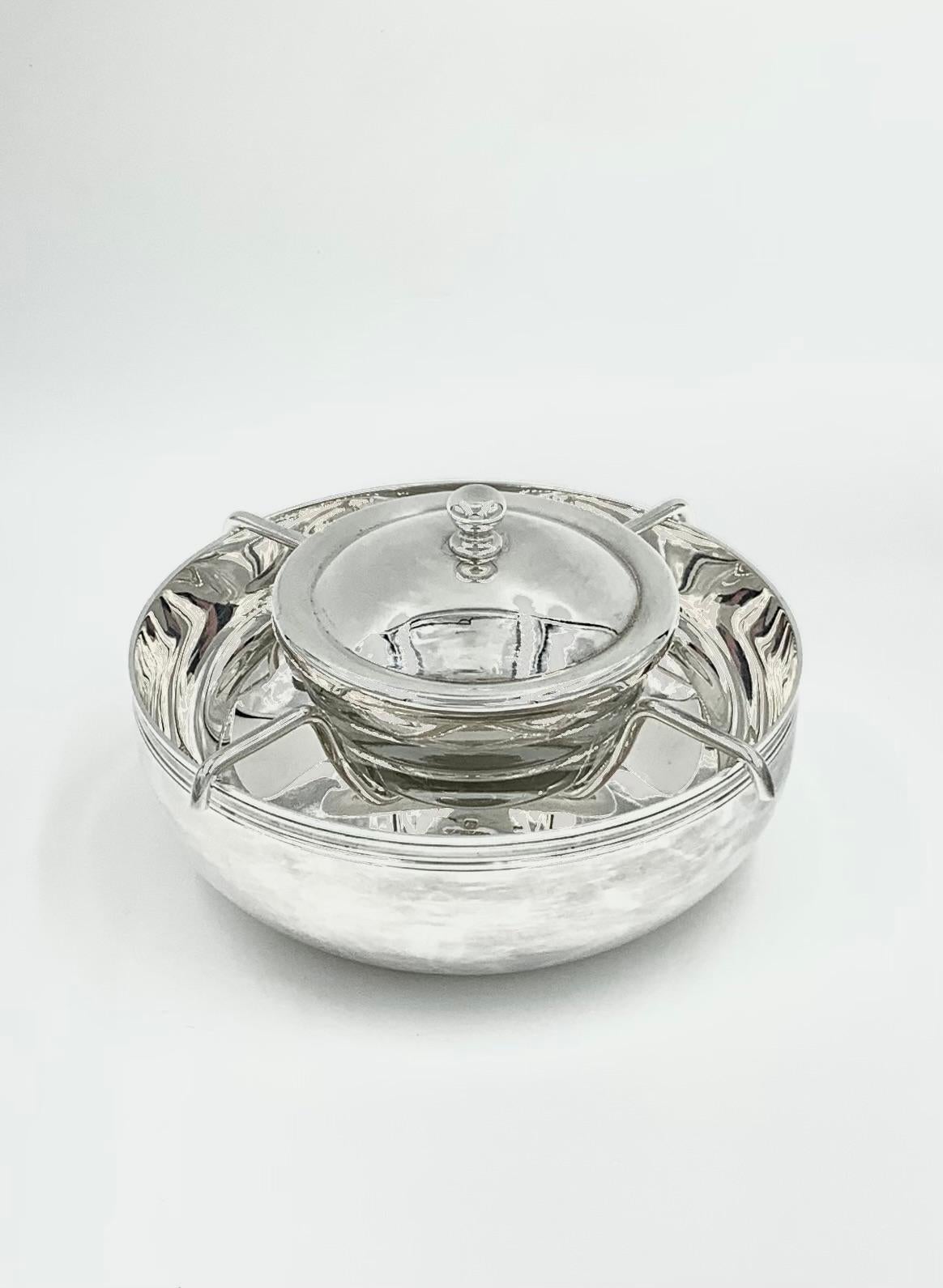 French Estate Christofle Albi Caviar Serving Set, France