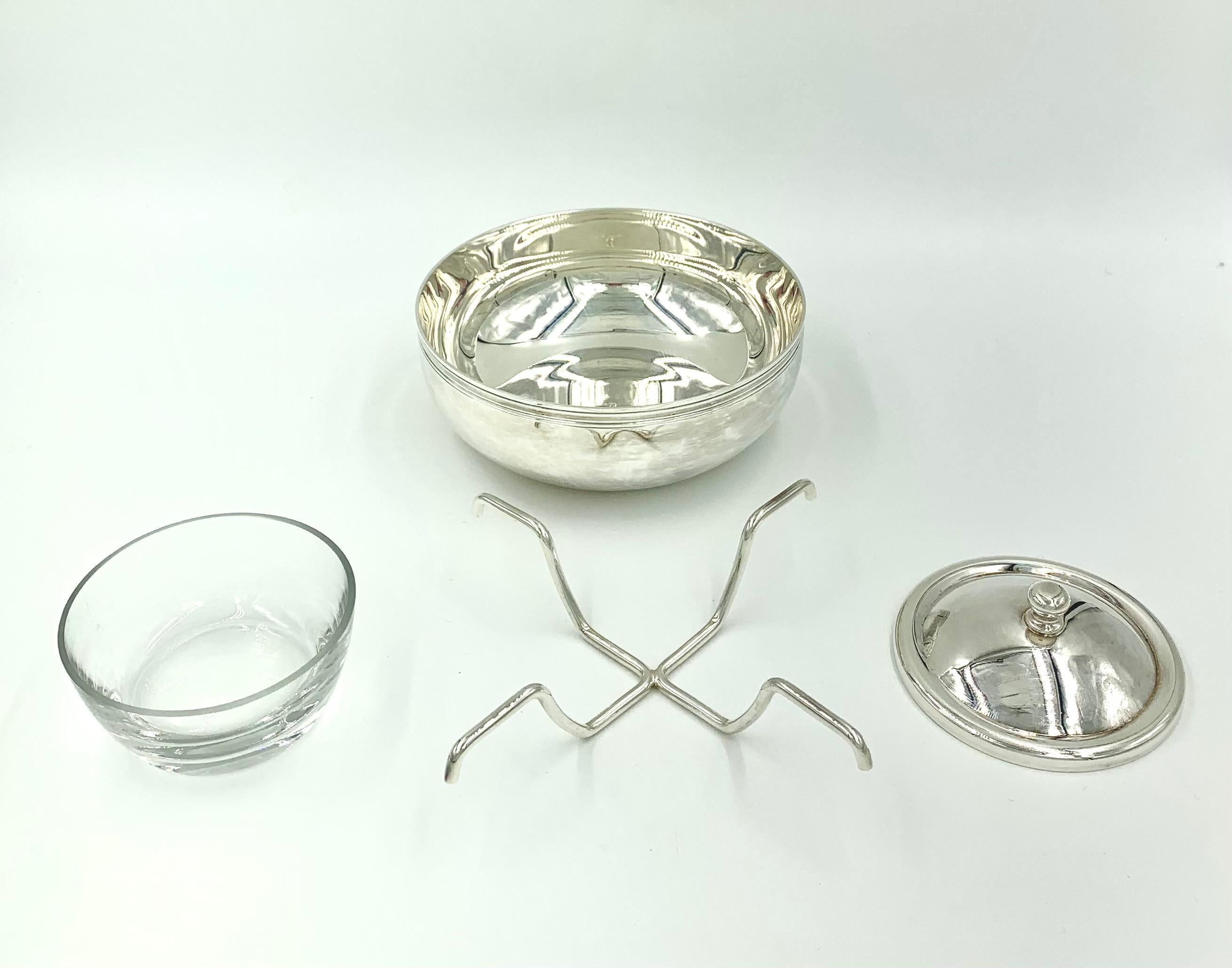 Contemporary Estate Christofle Albi Caviar Serving Set, France