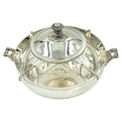 Juego de Servir Caviar de Cuatro Piezas Estilo Imperio Christofle Estate