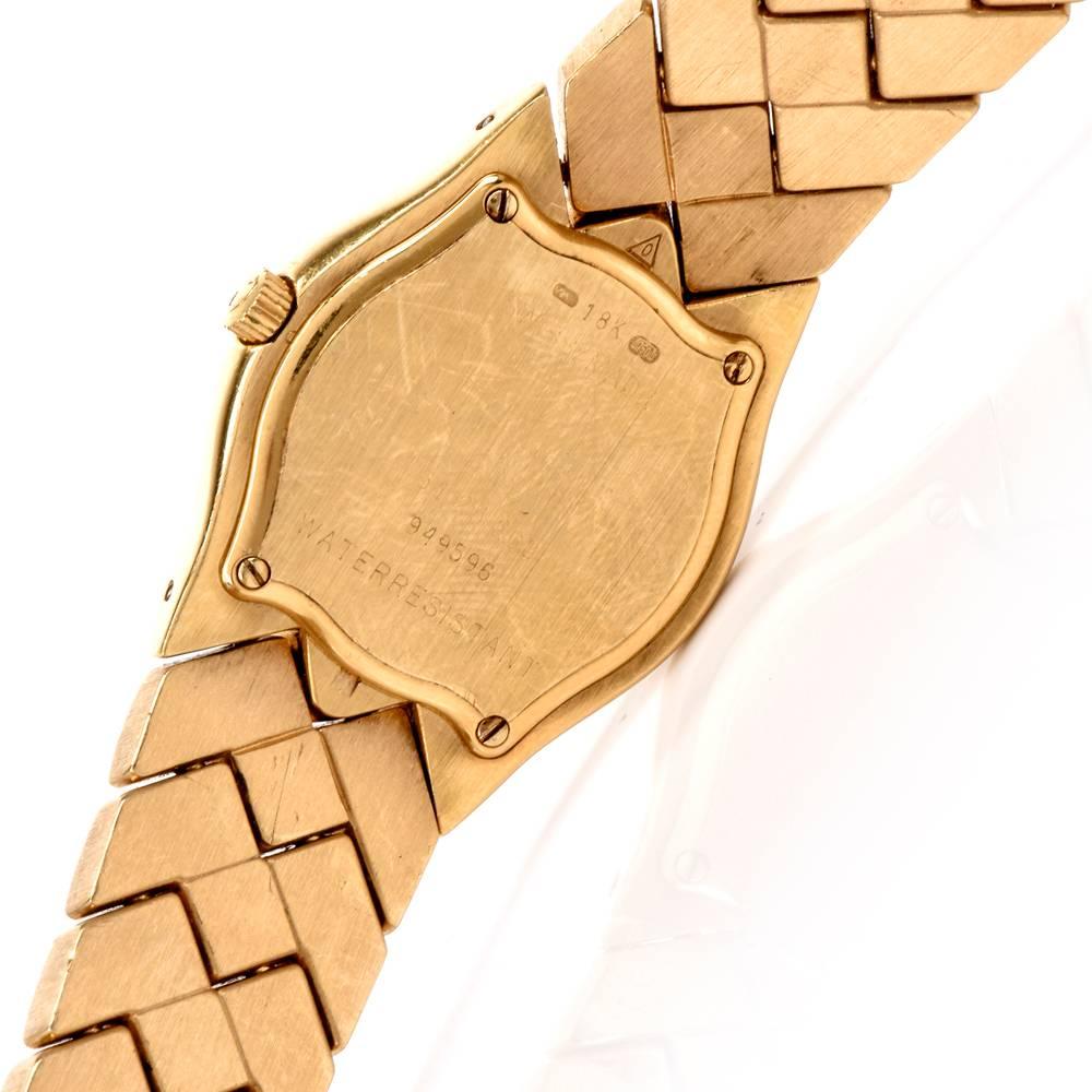 Women's Concord Ladies Yellow Gold Diamond Bracelet Quartz Wristwatch