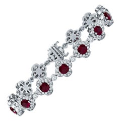 Estate Crypell Designer Platinum 9.05 CTW Diamond
Ruby Tennis Bracelet 43 Gram Estate Crypell Designer Platinum 9.05 CTW Diamond
Ruby Tennis Bracelet 43 Gram