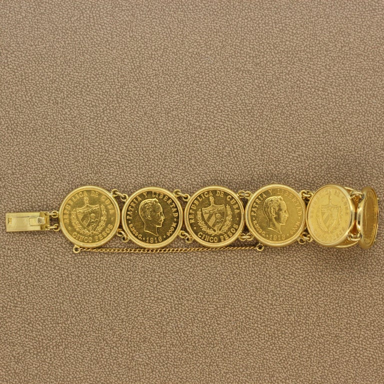 Antique Gold Estate Cuban Bracelet