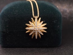 Estate David Yurman Starburst Pendant Necklace 20mm - VHK#948a