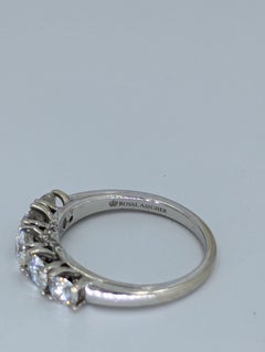 Estate Designer 1.00ct Diamond 14K Gold Engagement Band Ring 3.7 Grams