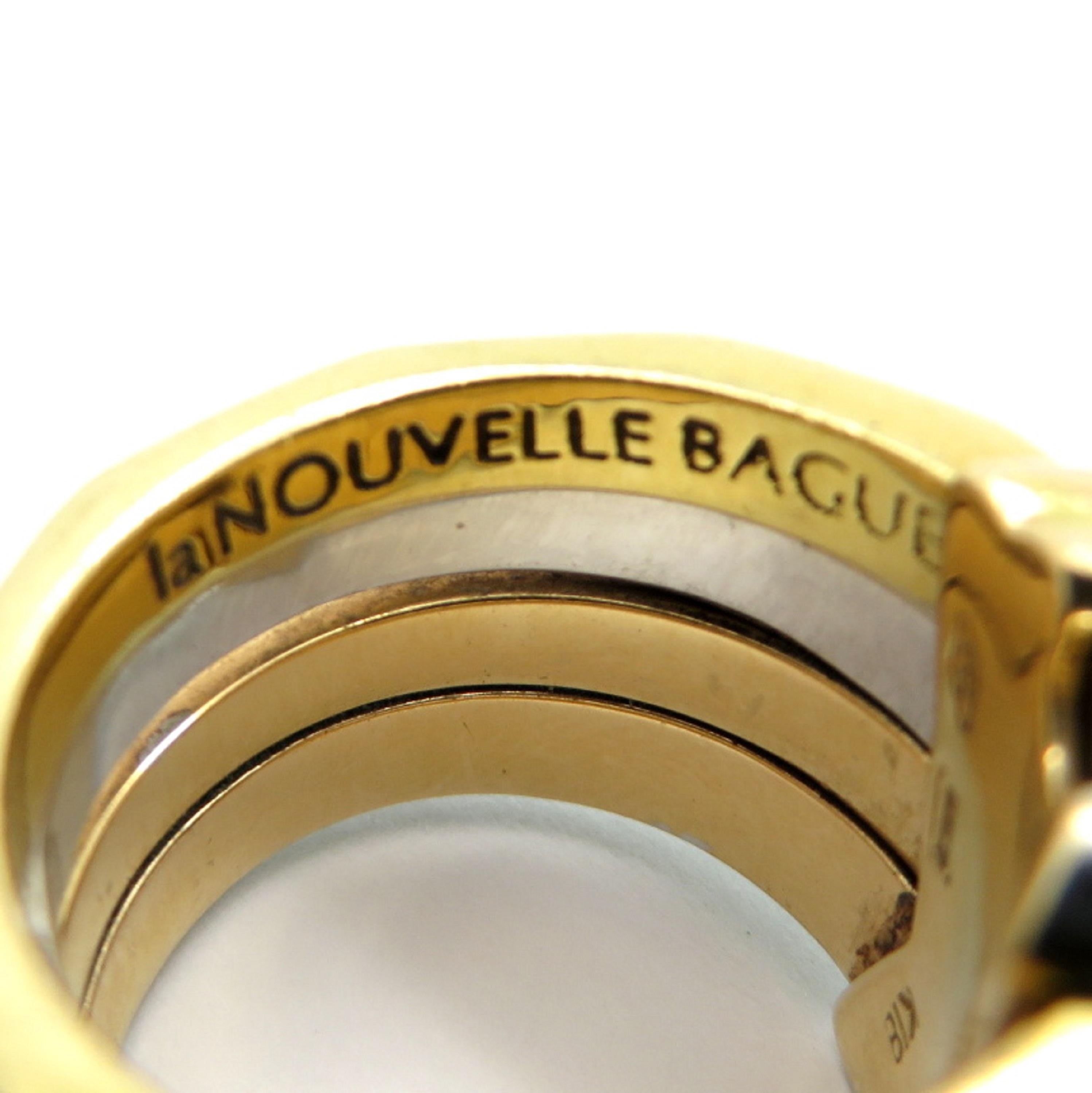 Estate Designer La Nouvelle Bague 4-Row Tri Color Band Ring Set 18 Karat Gold 1