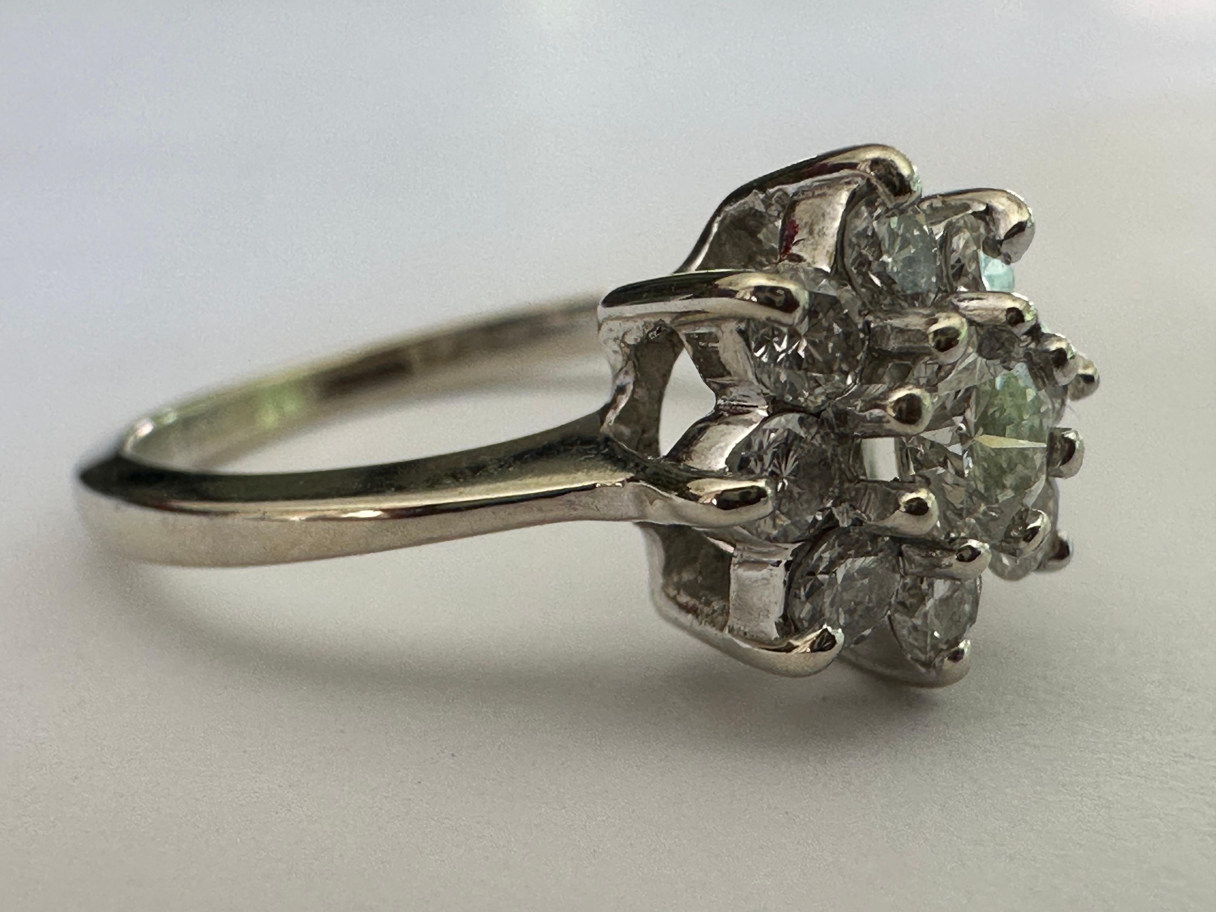 diamond flower ring tiffany