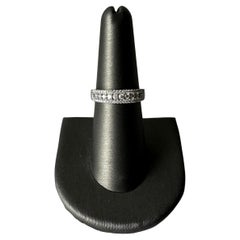 Estate Diamond Ring in 14kt White Gold - 0.50ctw Natural GH VS/SI Round Diamonds