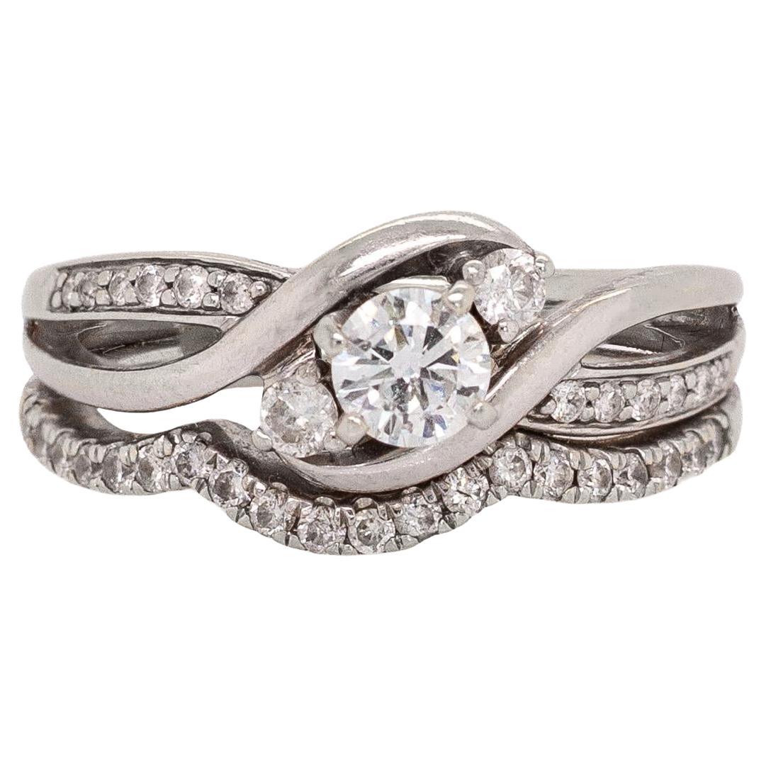 Alianza de boda con diamantes naturales: Oro macizo 14K, 4mm en venta