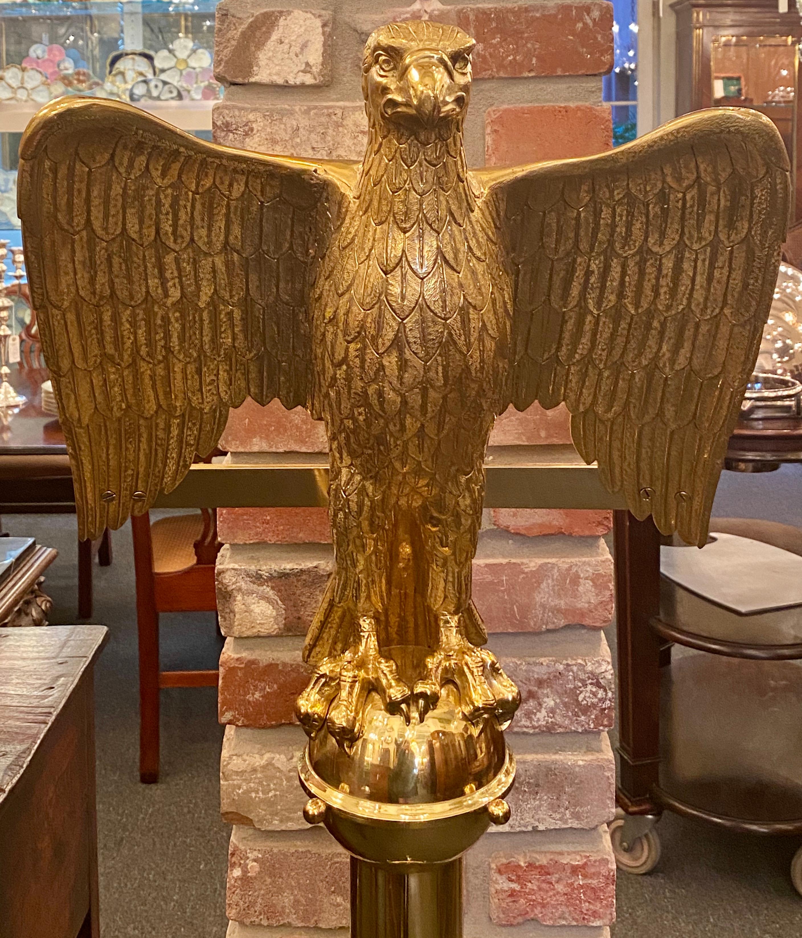 brass eagle lectern for sale