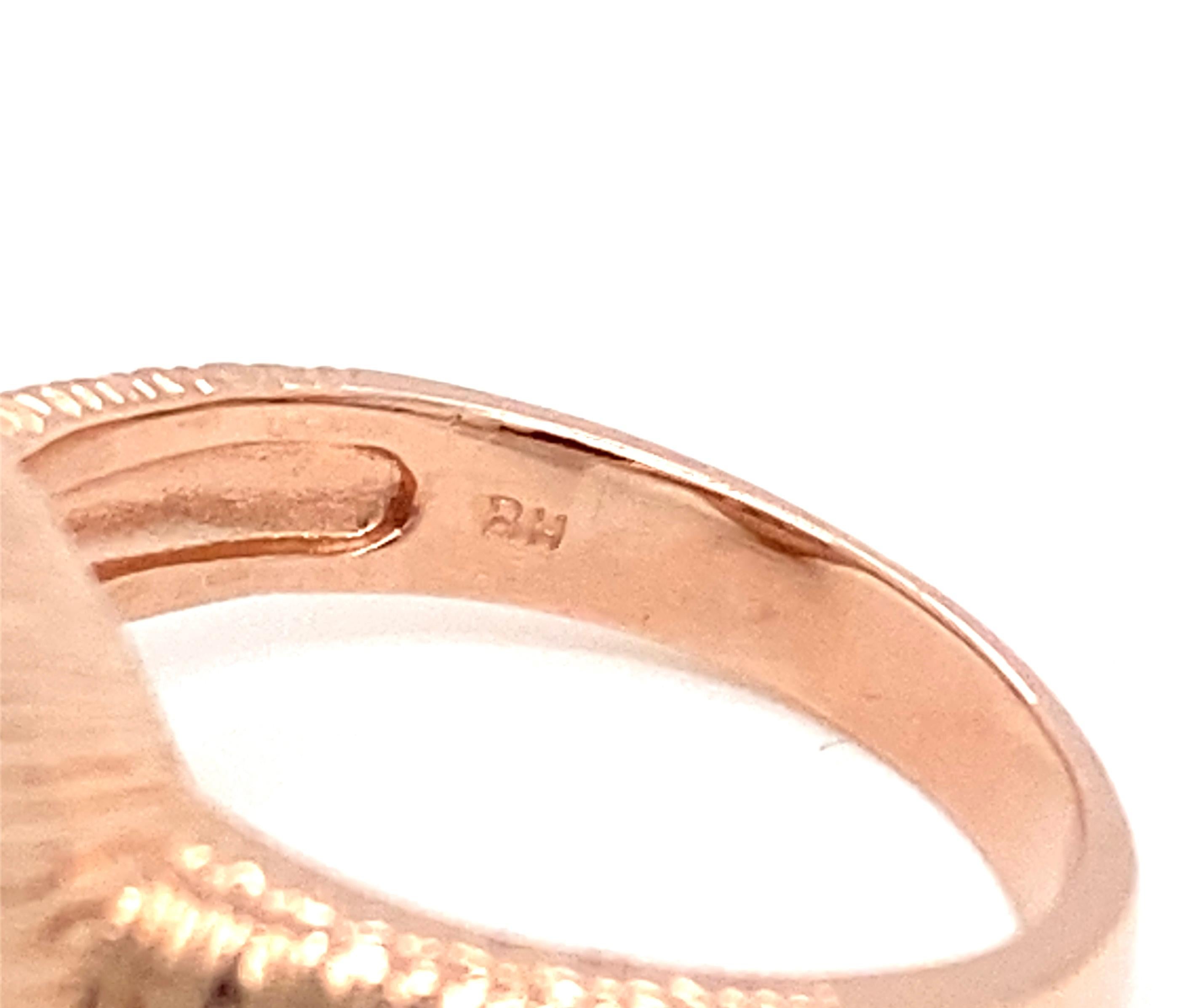 Women's or Men's Estate Effy/BH Multi Rose de France Amethyst, Diamond and Rose Gold Fashion Ring For Sale