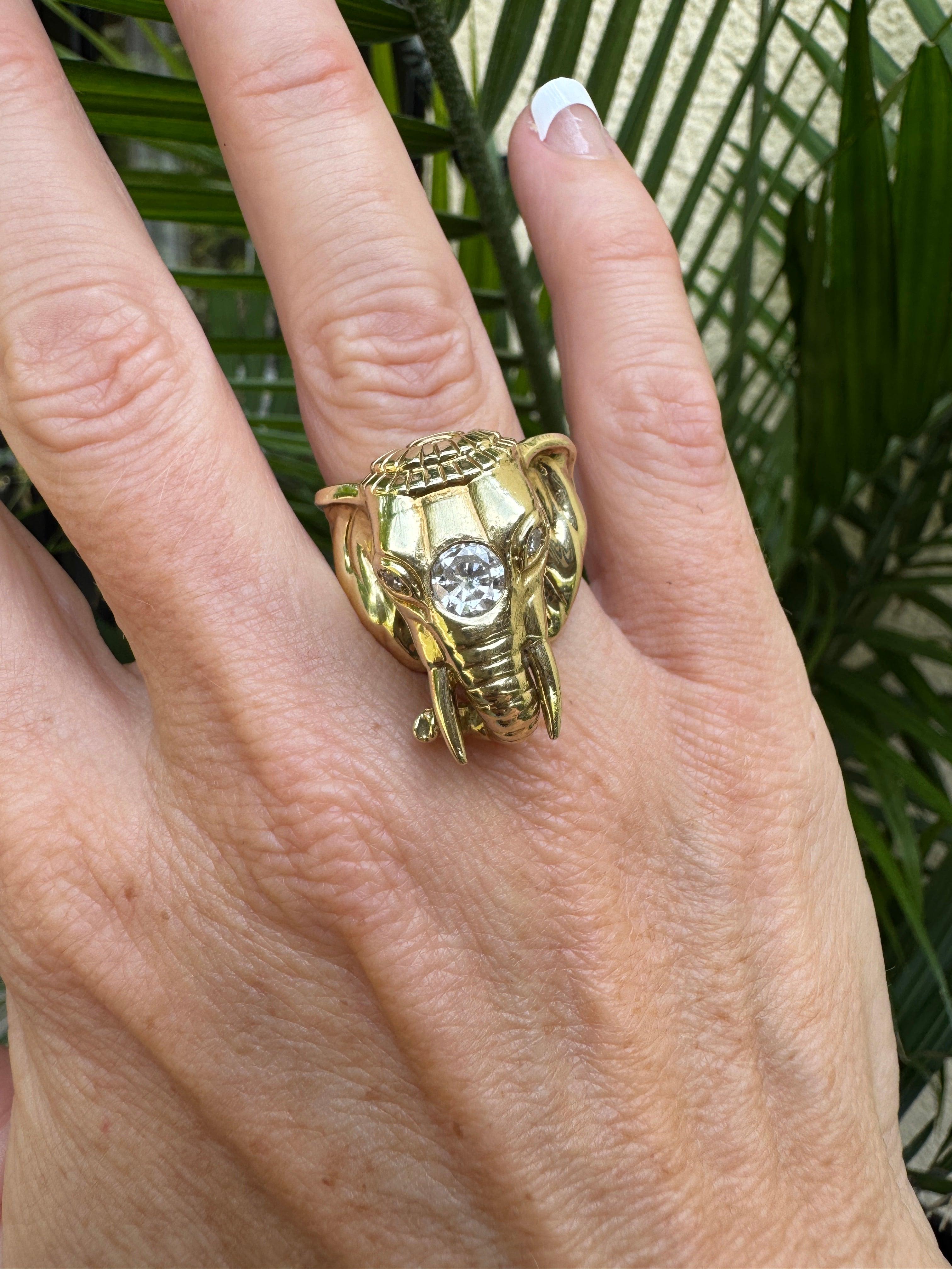 Bague en or jaune 14K 