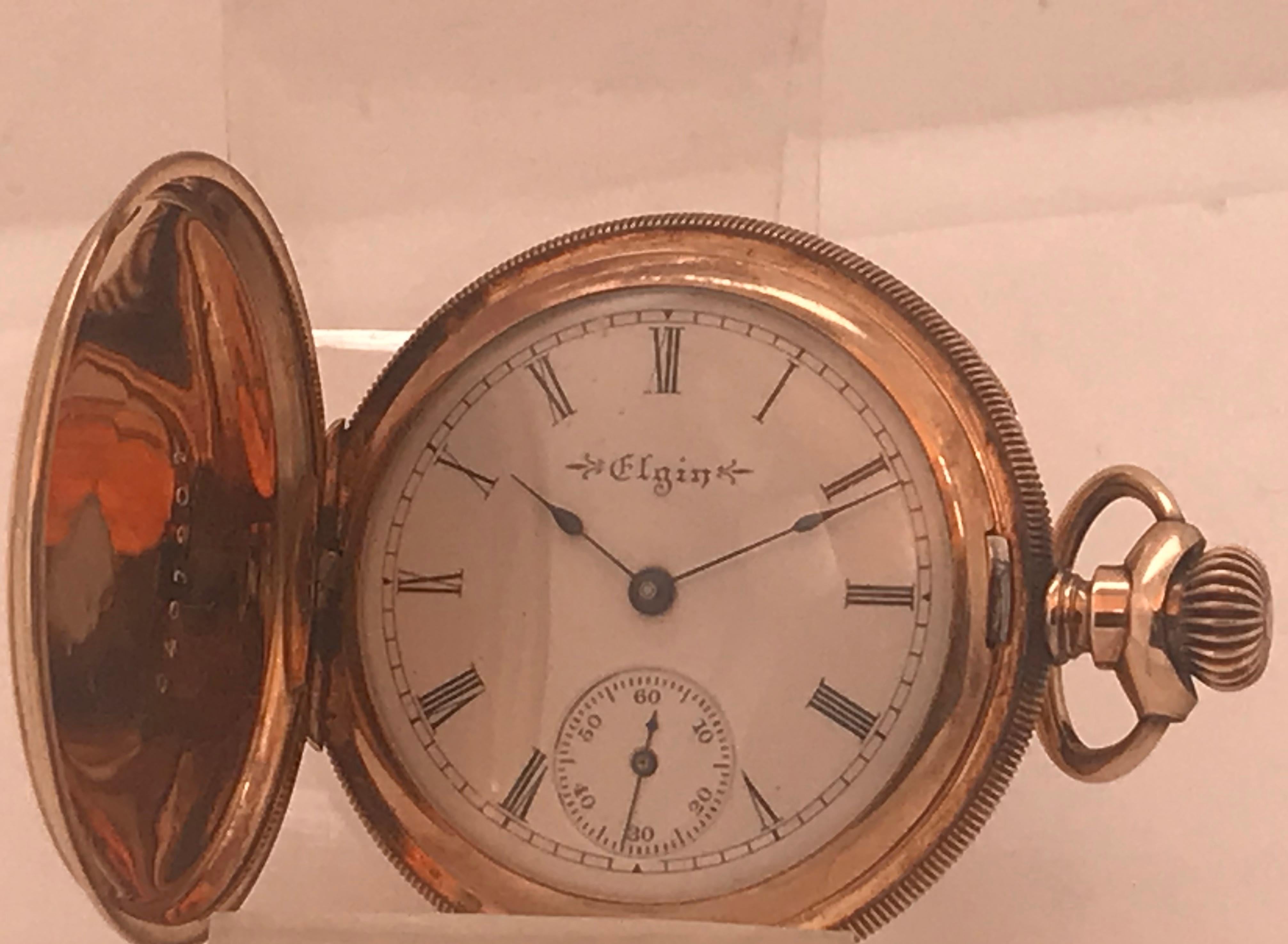Estate Elgin Pocket Watch In Good Condition For Sale In Los Angeles, CA