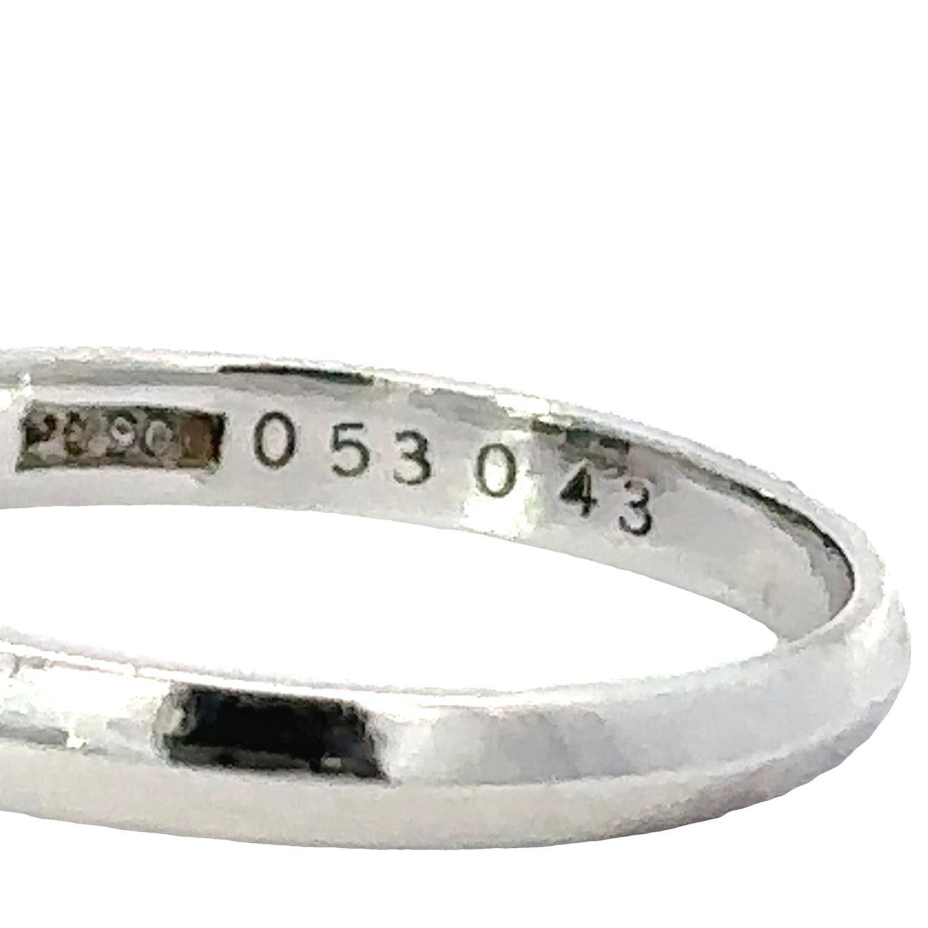 De las mujeres Anillo de Platino con Diamante Esmeralda en venta