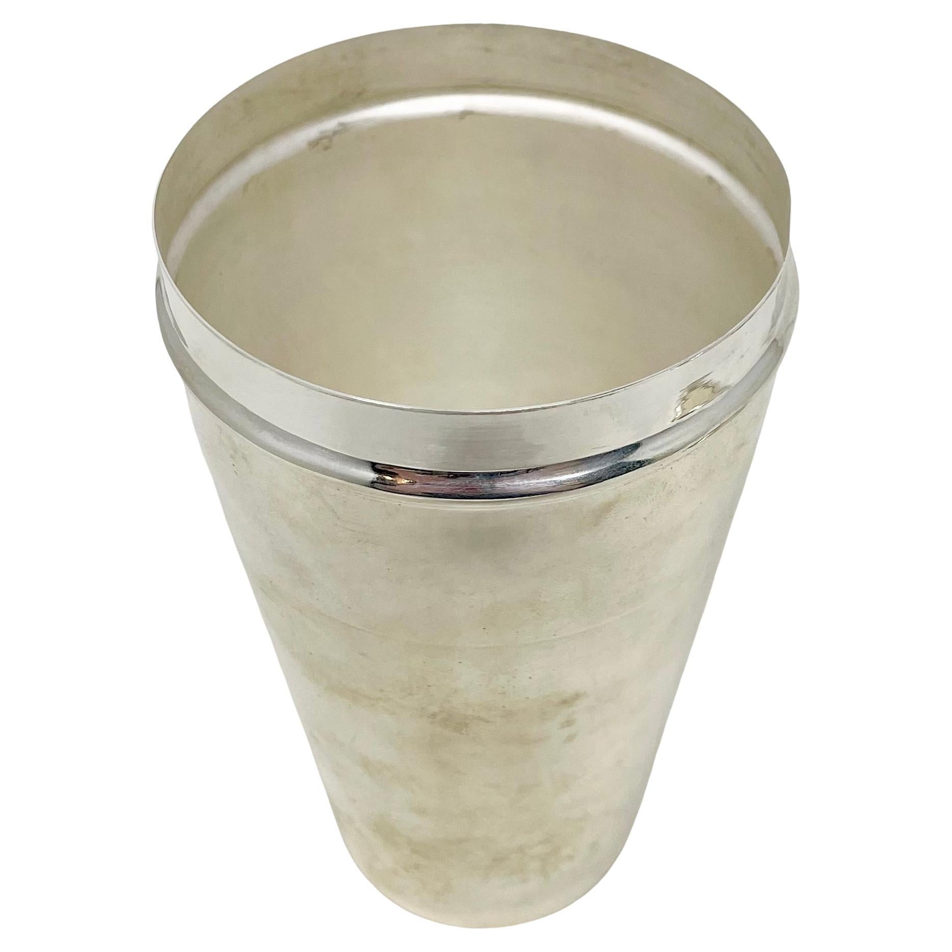 Coctelera inglesa de Birmingham con baño de plata 