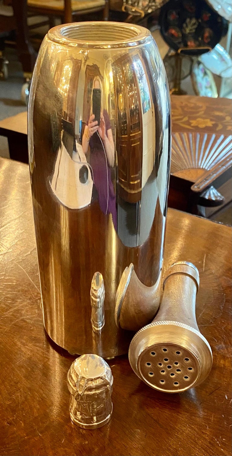 Estate English James Deakin and Sons SilverPlate Champagne Bottle