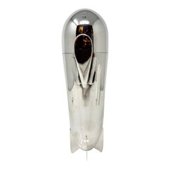 Estate German Silver-Plated Cocktail Shaker in Zeppelin Design, circa 1950s