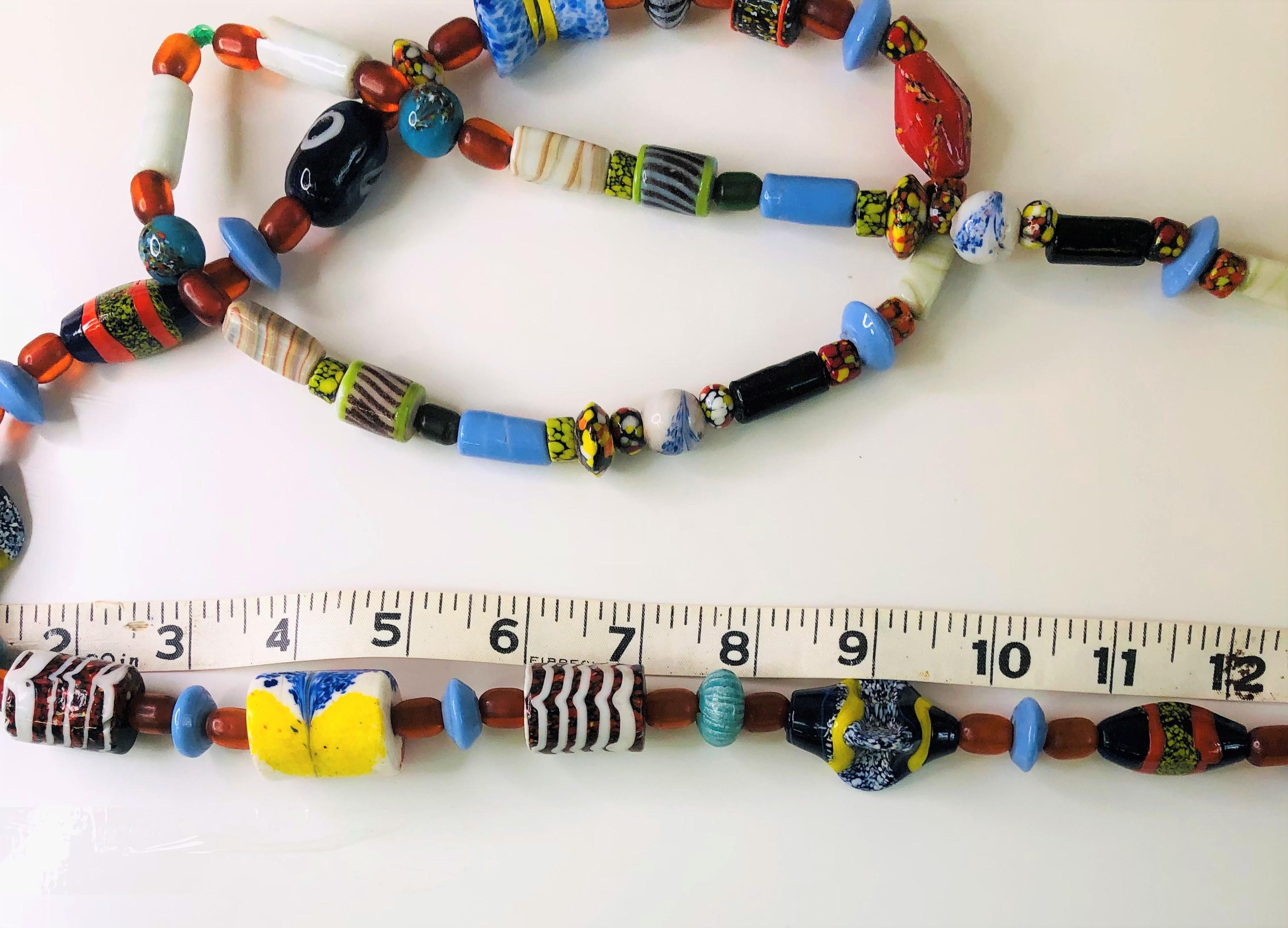 glass bead necklaces