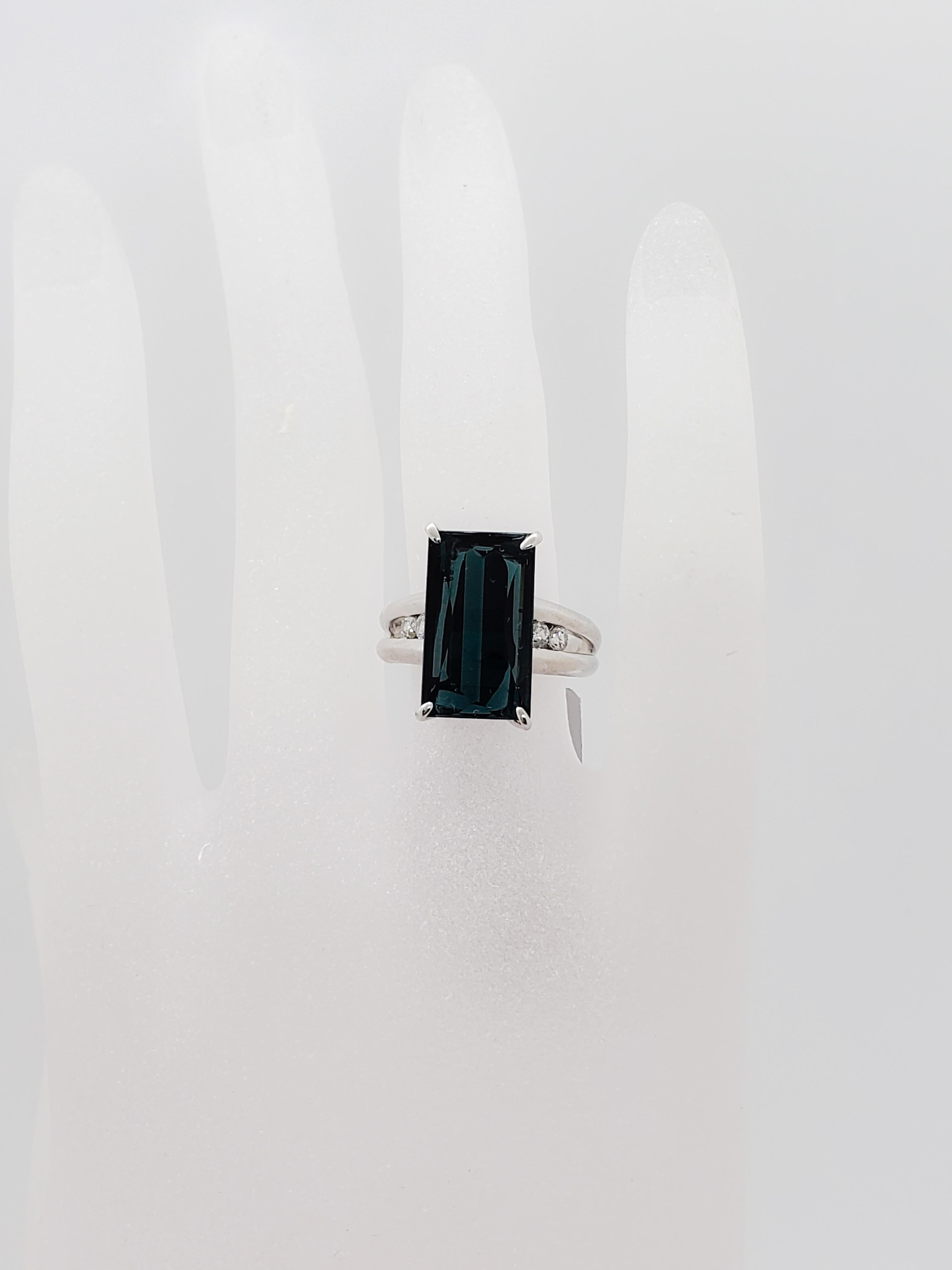 blue tourmaline ring