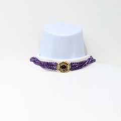 Estate Gucci Amethyst and White Diamond Necklace and Earring Set