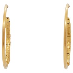 Estate H. Stern 18k Yellow Gold Hoops