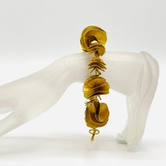 Pulsera floral Estate H. Stern de oro amarillo de 18 quilates