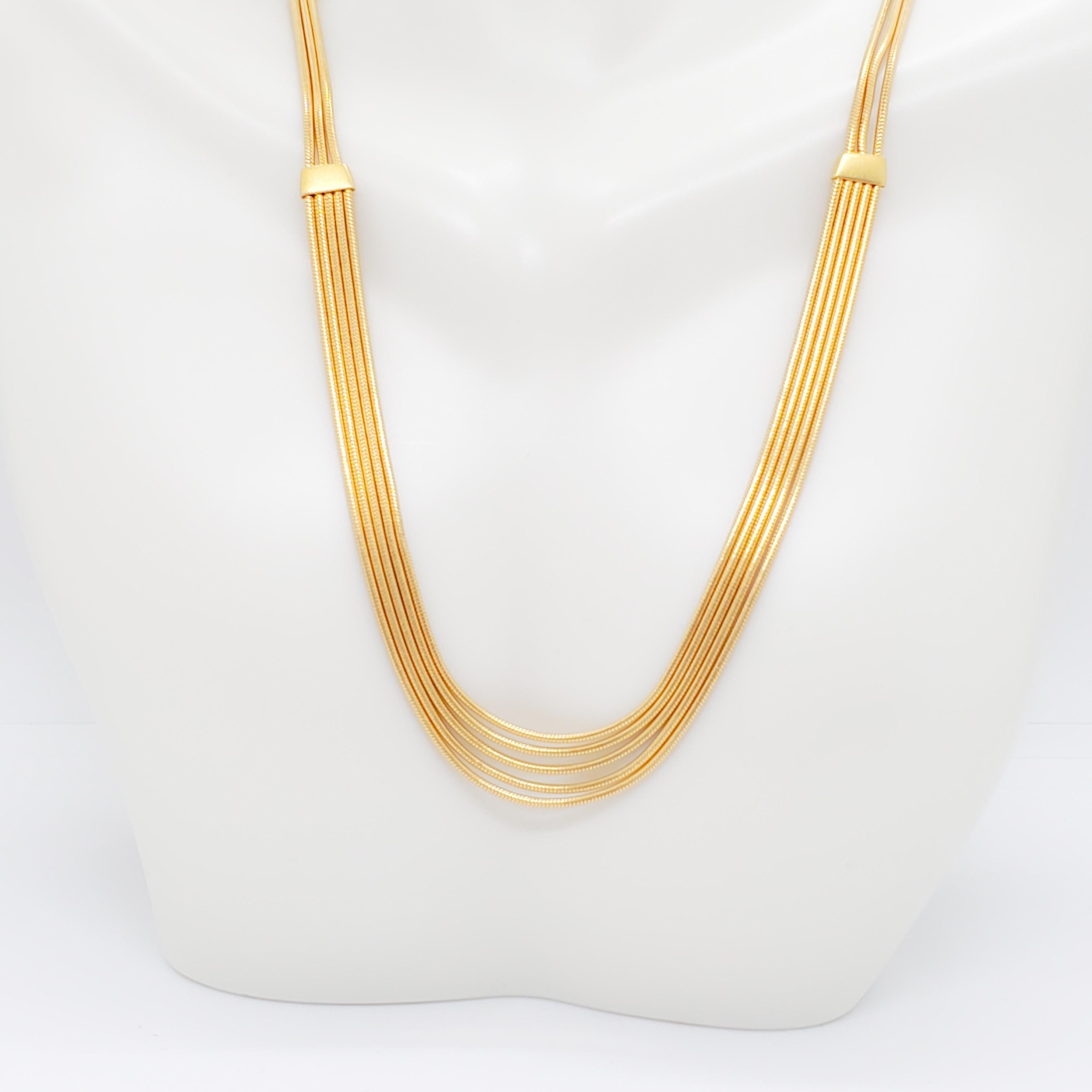 Women's or Men's Estate H. Stern Yellow Gold Necklace in 18k