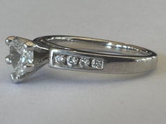 Estate Heart-Shaped Diamond Engagement Ring