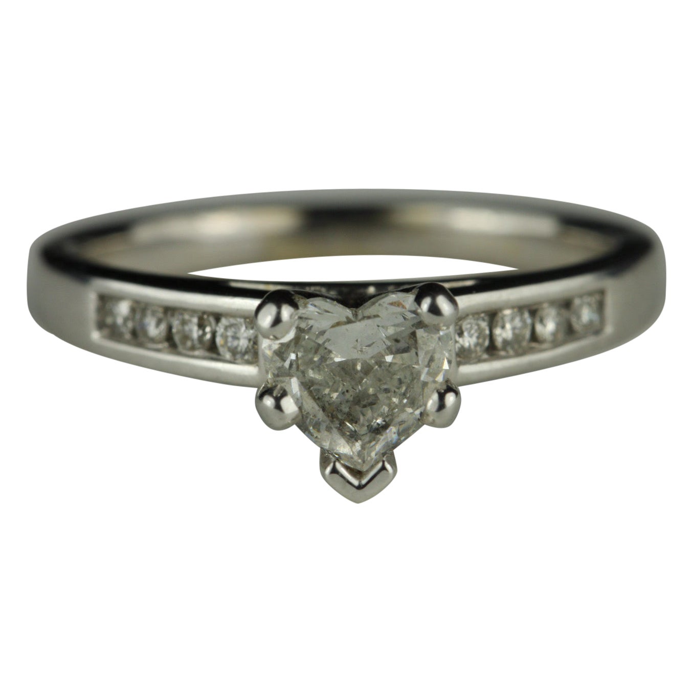 Estate Heart-Shaped Diamond Ring