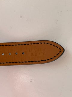 Estate Hermes Cape Cod Watch Strap in Black