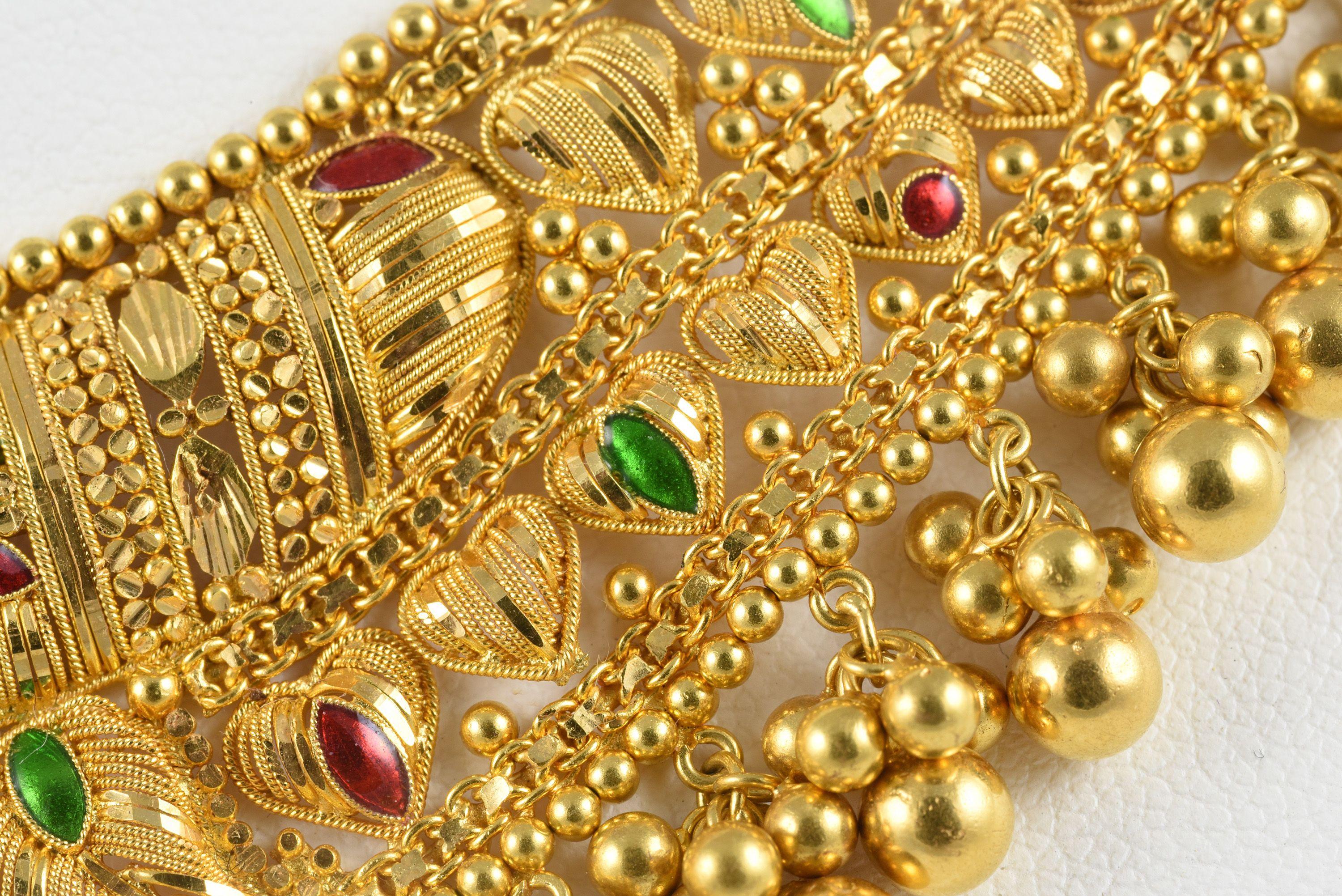 vintage 20kt gold pendant necklace handmade