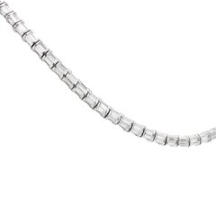 Estate Italian 18k Diamond Riviera Necklace