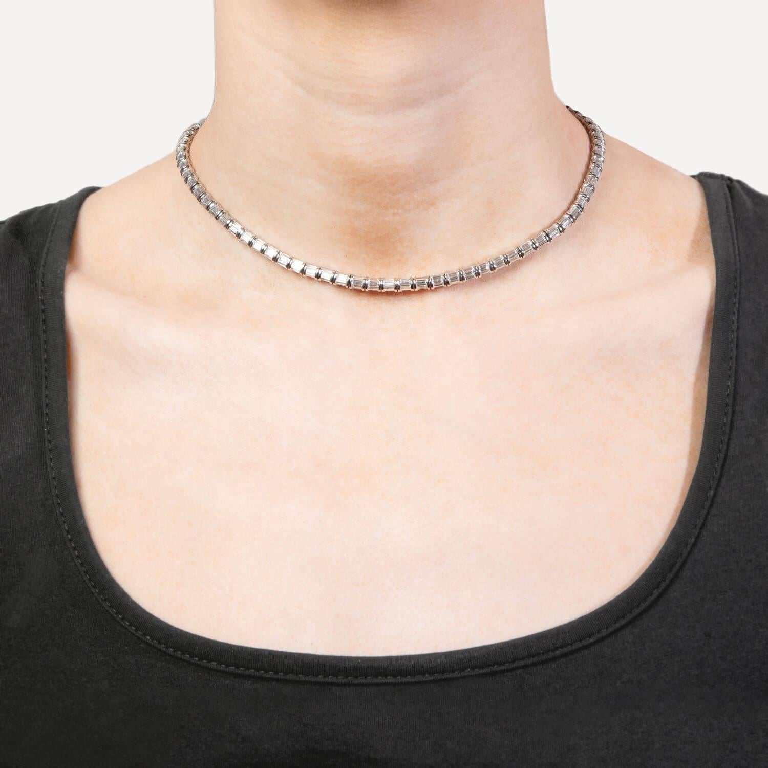 Collier Riviera italien 18 carats Bon état - En vente à Narberth, PA