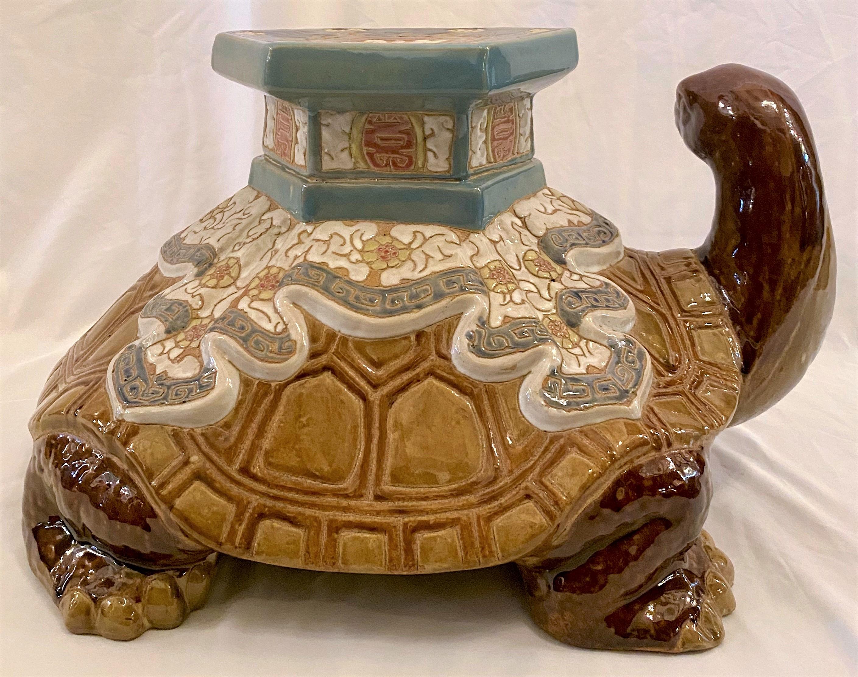 Estate Italian Glazed Ceramic Chinese Style 