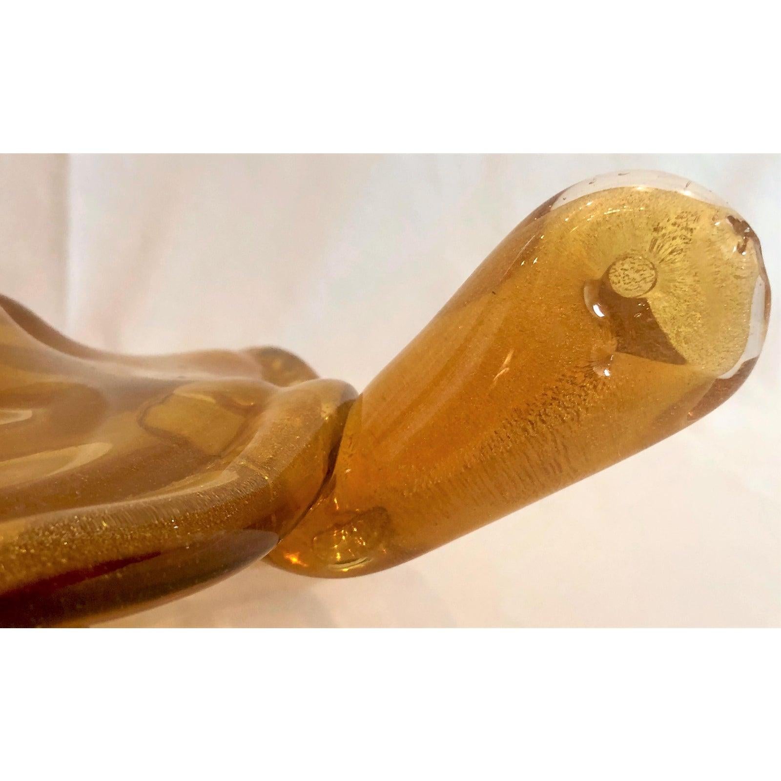 20th Century Estate Italian Murano Glass Turtle