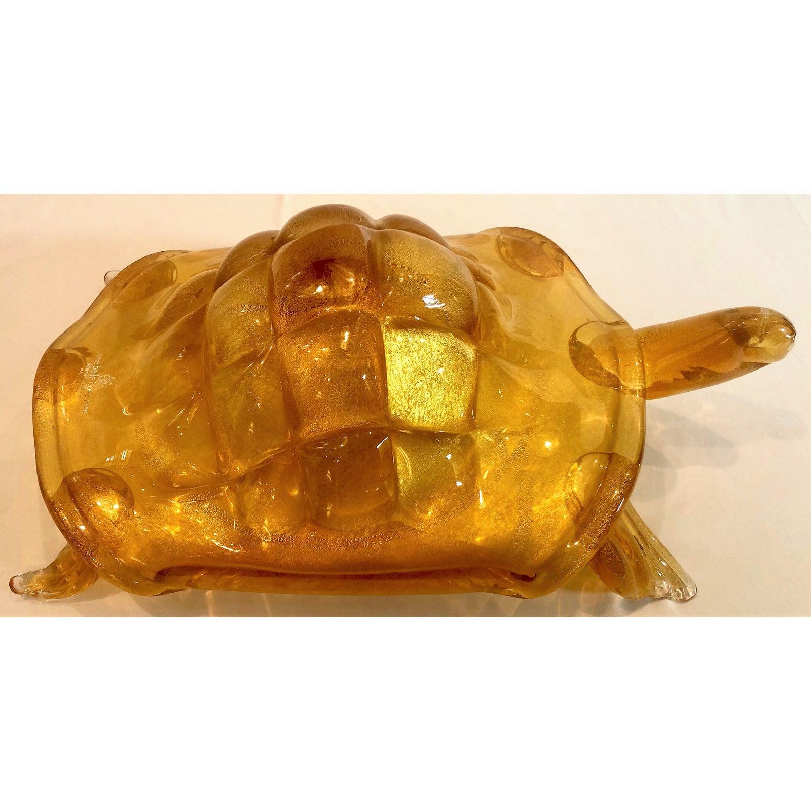 20ième siècle Succession de tortues en verre Murano italien en vente