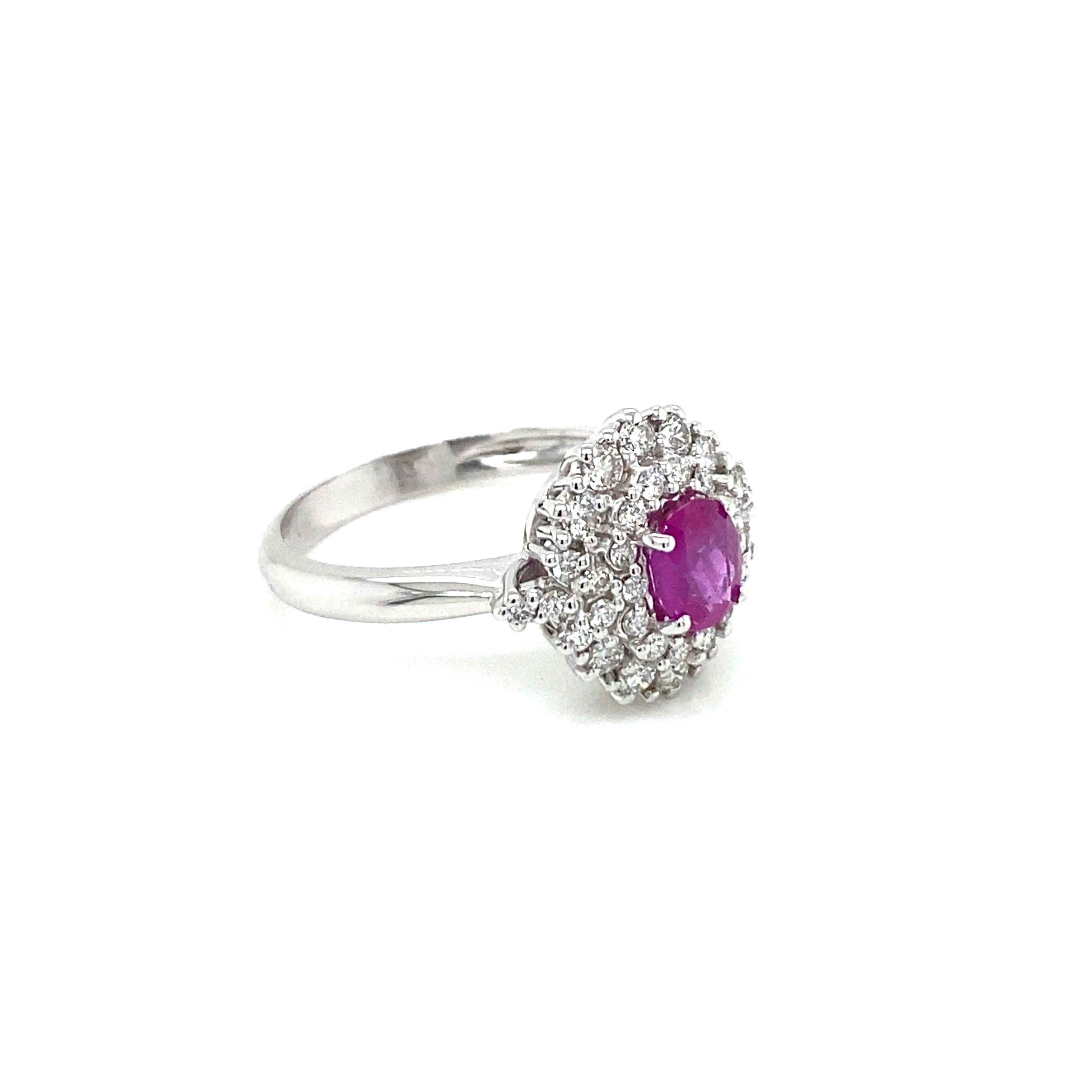 estate ruby engagement ring