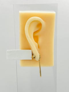 Estate Kabana Opal and White Diamond Dangle Earrings in 14K Yellow Gold