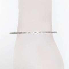 Nachlass La Reina Weißer Diamant-Armreif aus Platin