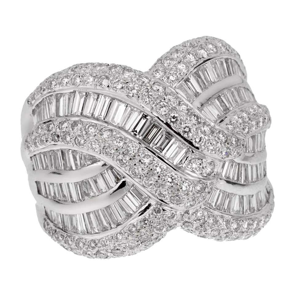 Antique Diamond Cocktail Rings - 8,597 For Sale at 1stdibs