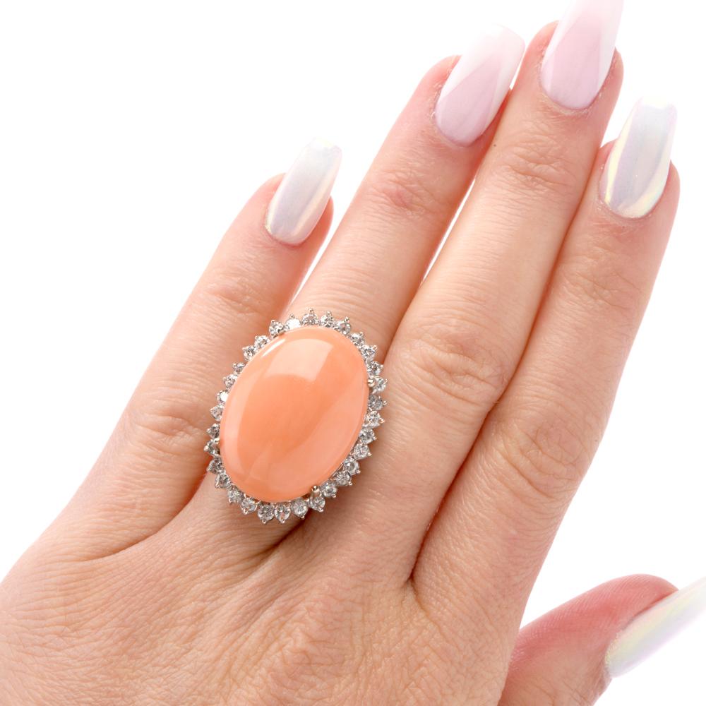 pink coral rings