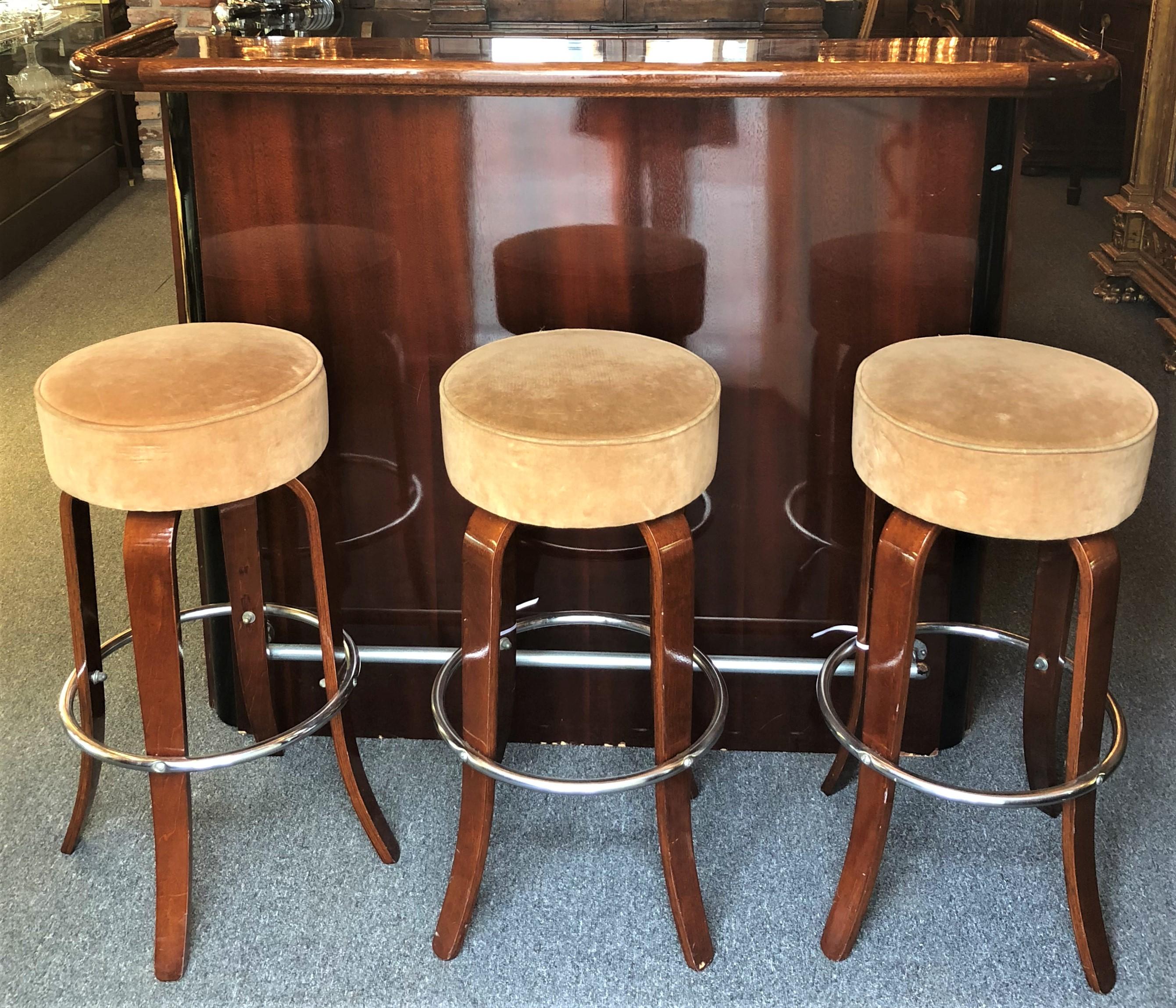 art deco bar set