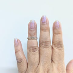 Anello Eternità con diamanti rosa di Michael Beaudry in oro rosa 18K