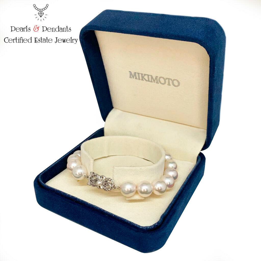 Estate Mikimoto Strand Bracelet 9.5-9 mm 7.5