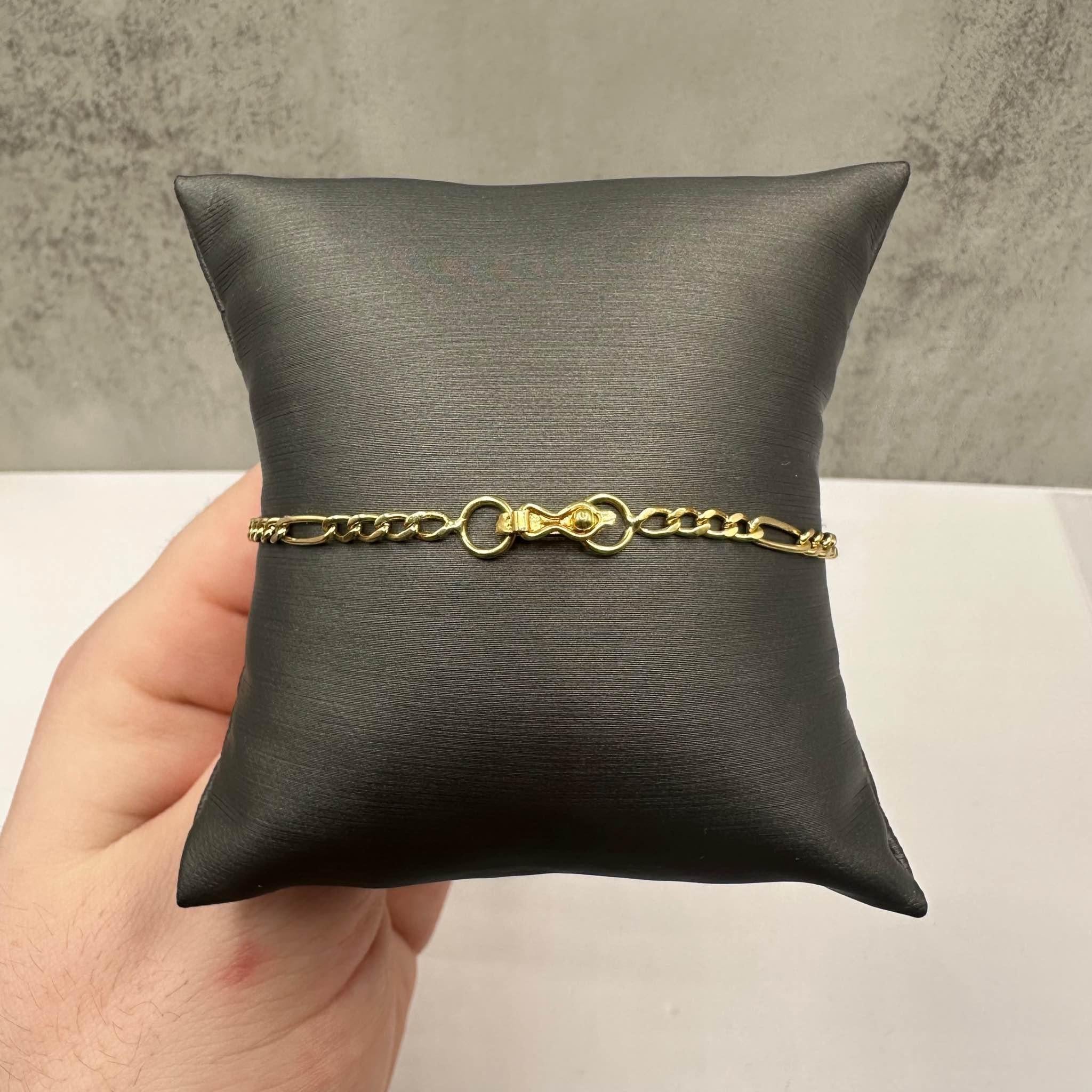 Estate Nameplate ID Bracelet in 14kt Yellow Gold - 7.25